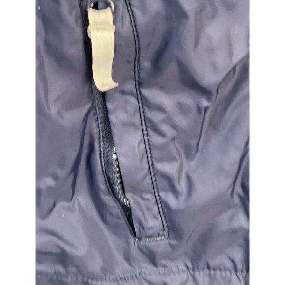 Sessions rain jacket blue black lining zip front hood elastic cuffed READ - Picture 6 of 10